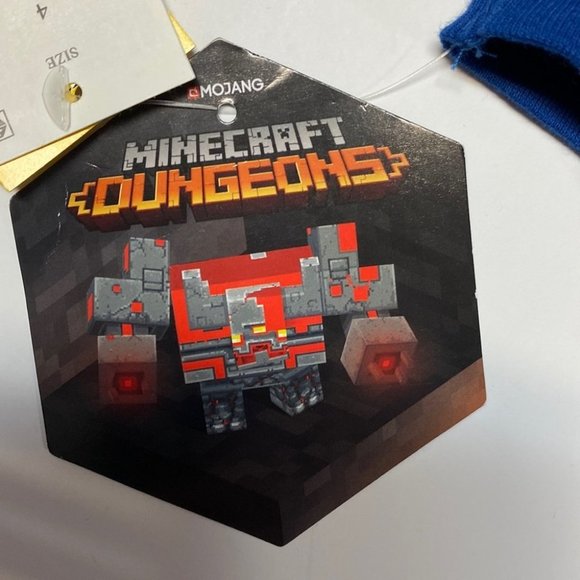 🪷NEW Minecraft Boys 3 Piece Pajama Set Size 4~ NEW - Picture 5 of 7